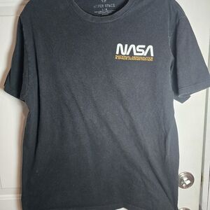NASA Hyper Space Black Graphic Tee – Size Large
